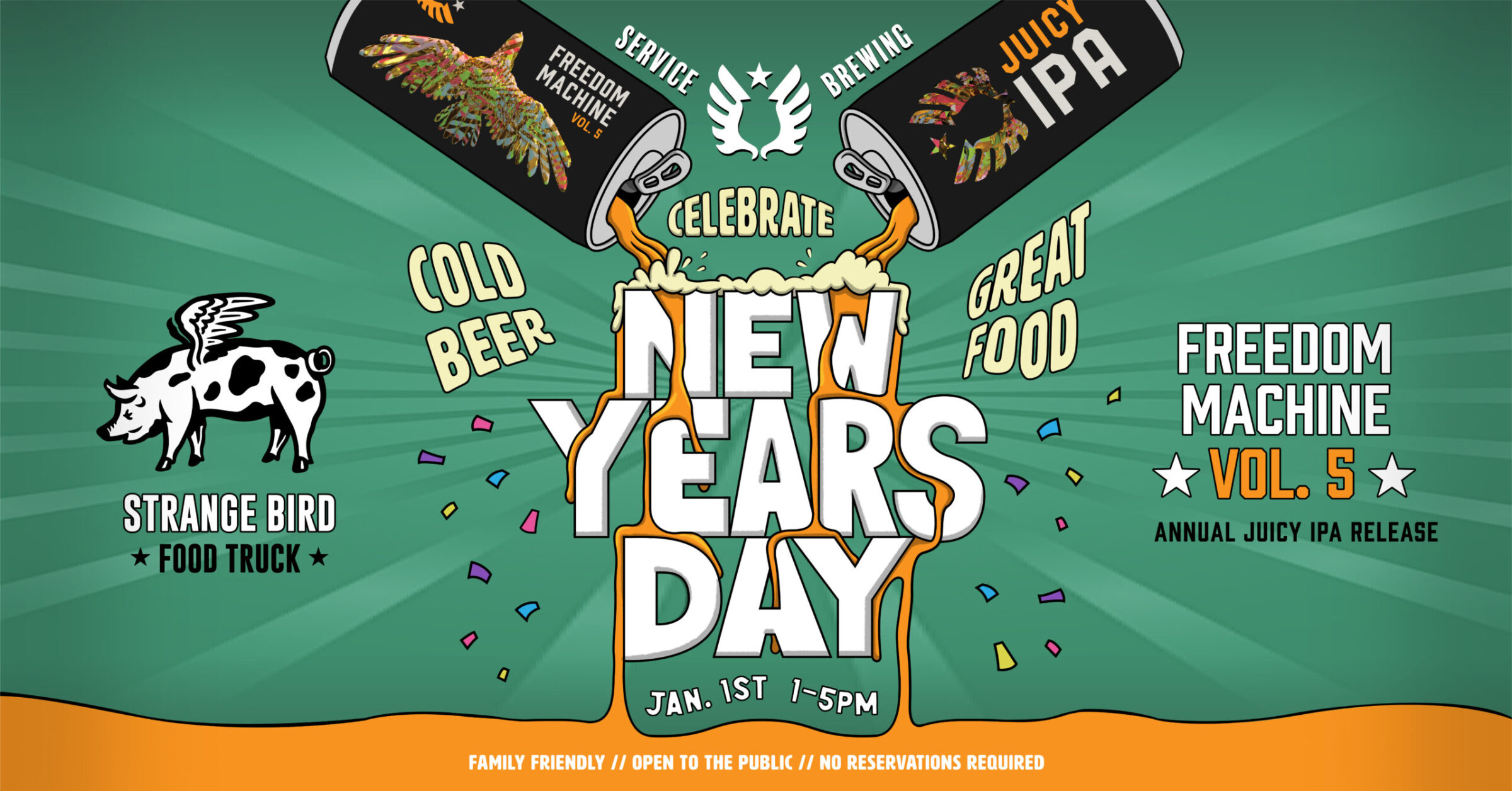 New Year’s Day Beer, Tamales & Bluegrass