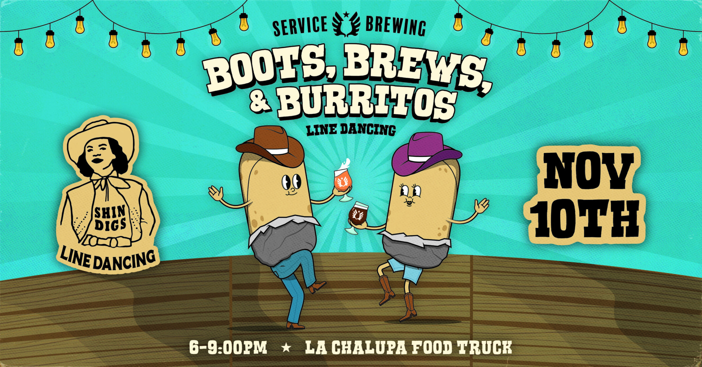 Boots, Brews, & Burritos