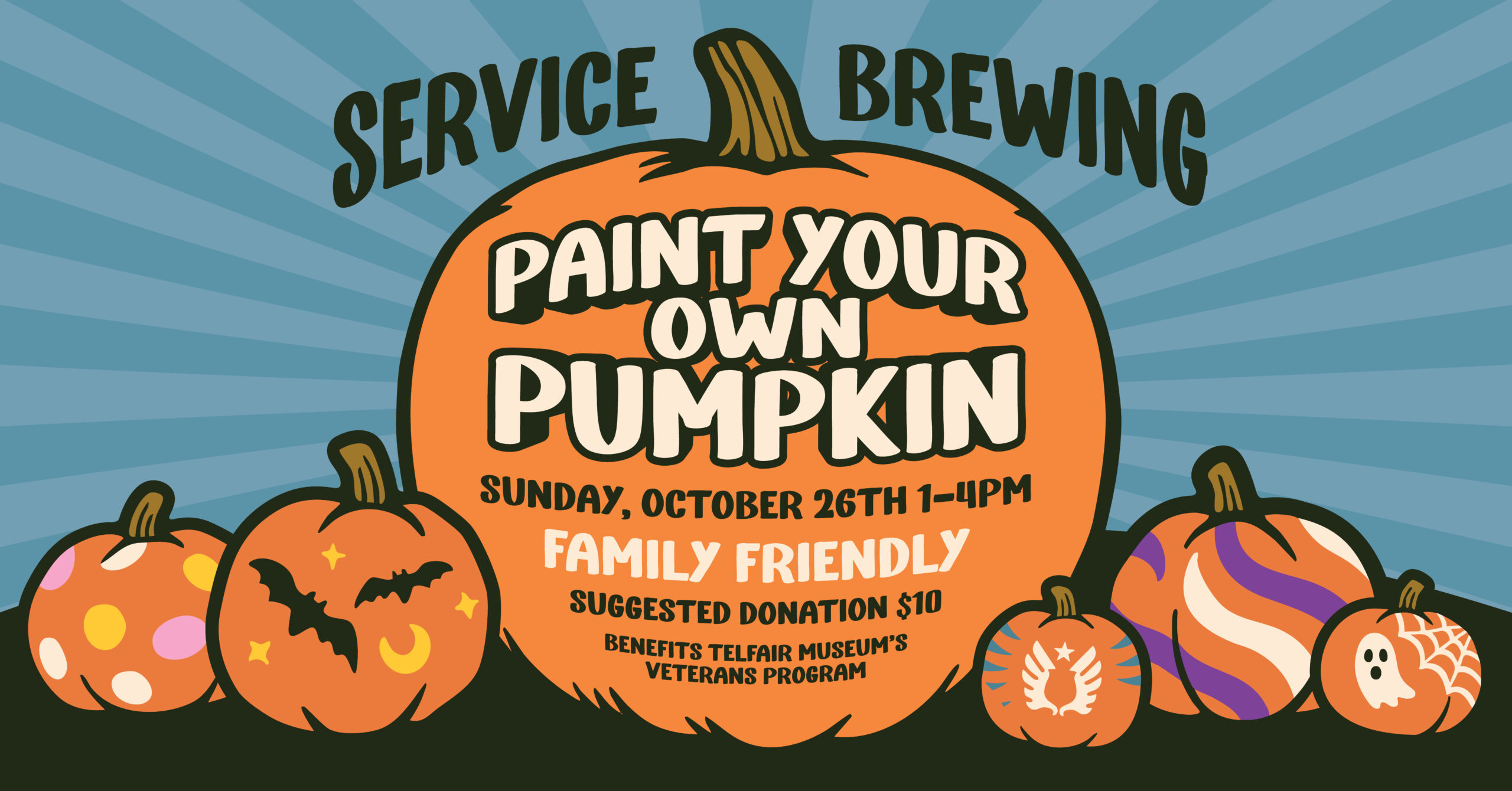 Paint Your Own Pumpkin with Service Brewing